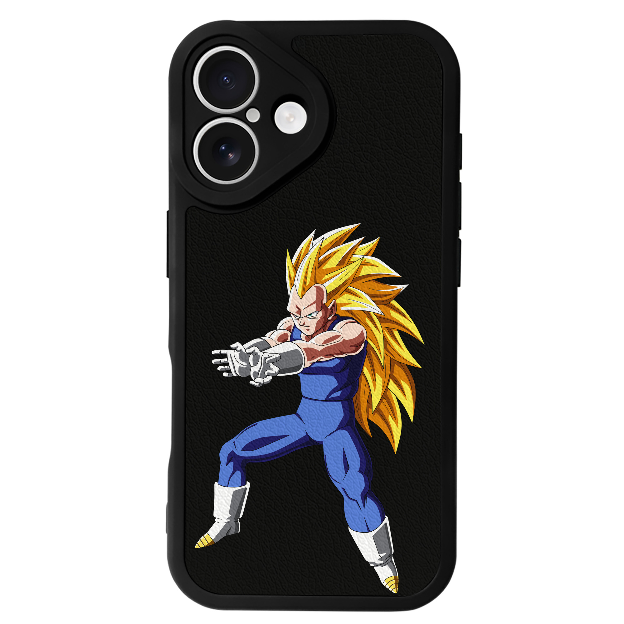 （画像用） ドラゴンボール ベジータ四世（Bejīta Yonsei）DRAGON BALL Vegeta IV 【iPhone 16シリーズ対応】シリコンスマホケース（レザー調） 材質：シリコン